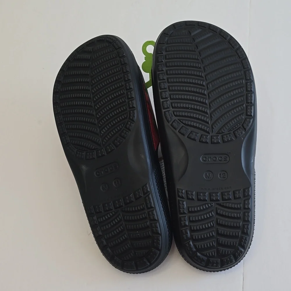 NWT Crocs Men's Classic Hyperreal Strawberry Slides Size 12